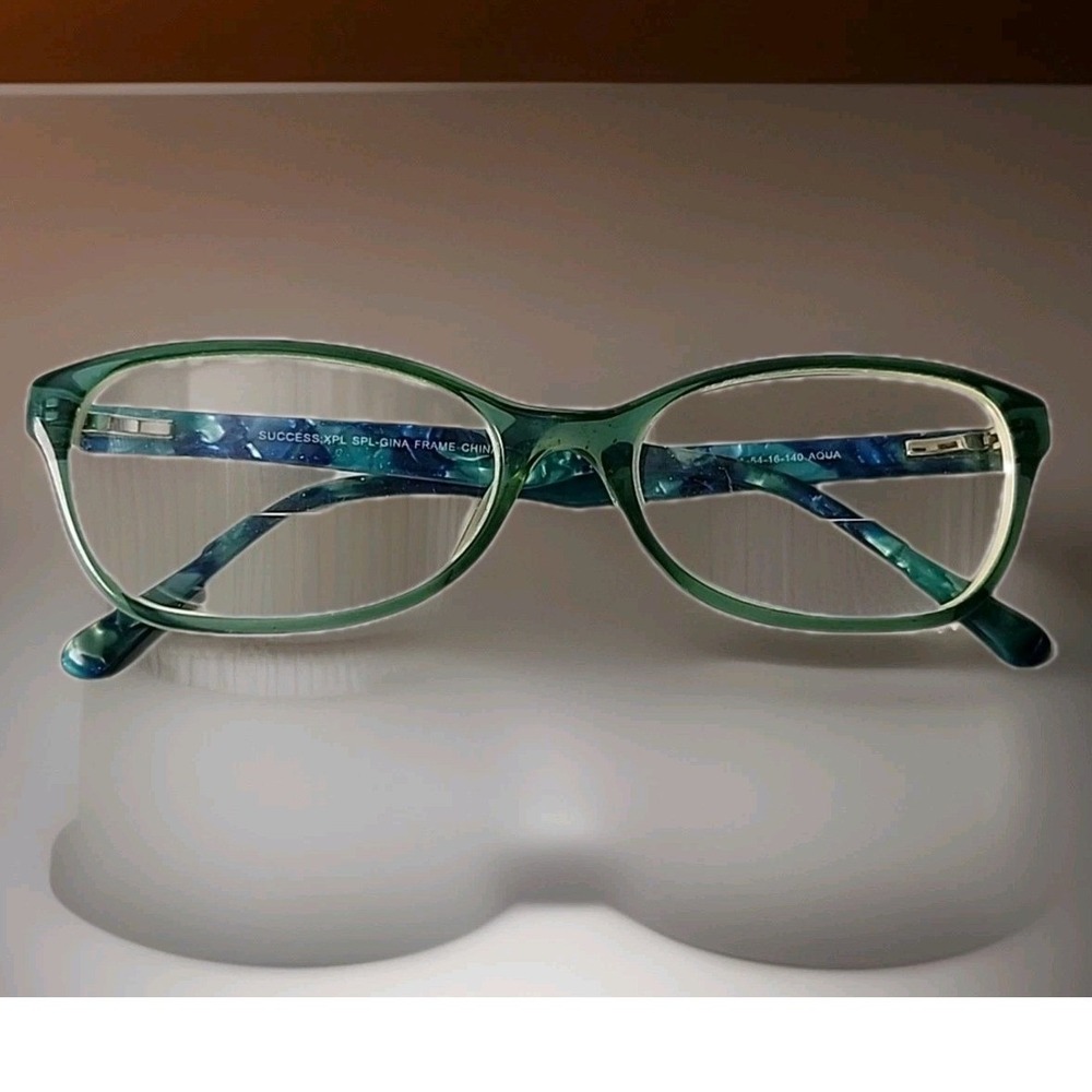 Success XPL Blue/Green Eyeglass Frames ONLY! SPL-Gina 54-16-140 Aqua Fun Fresh